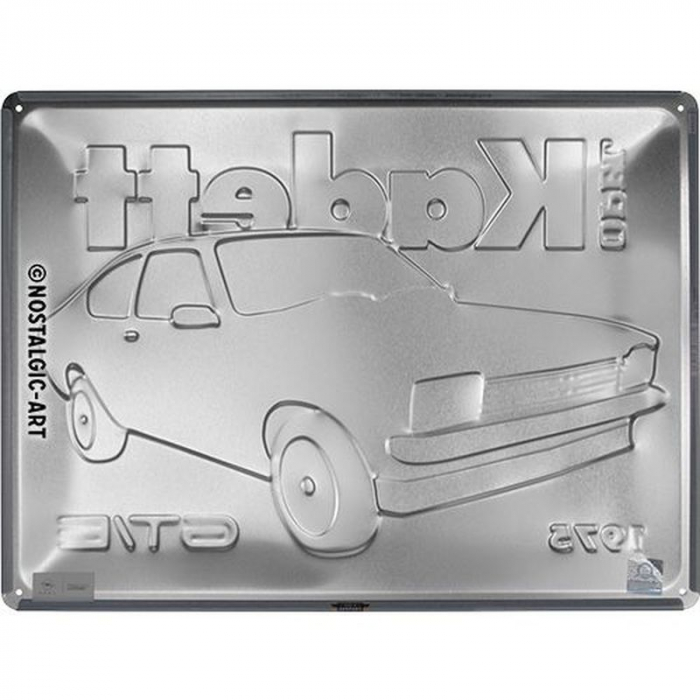 Blechschild Opel Kadett 3